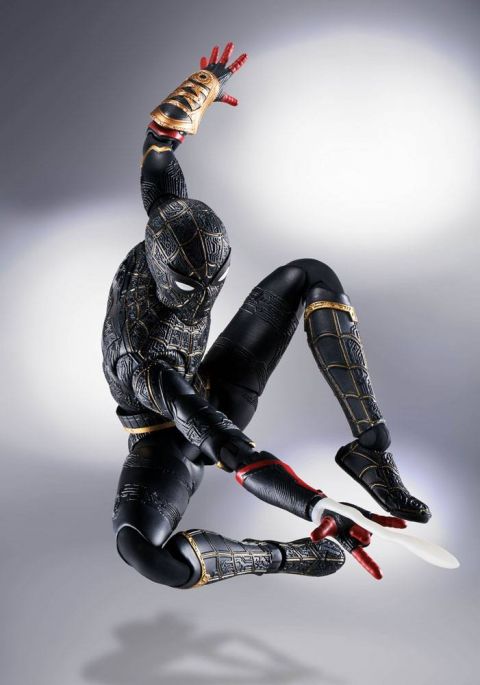 Spiderman: No Way Home - Spiderman (Black & Gold) S.H. Figuarts Action Figure