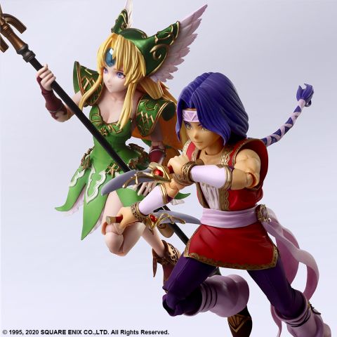 Trials of Mana: Hawkeye and Riesz Bring Arts Action Figures (Set of 2)