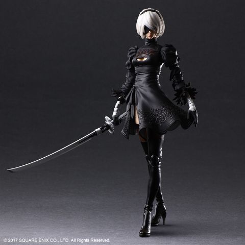 NieR Automata: 2B (YoRHa No. 2 Type B) Play Arts Kai Action Figure