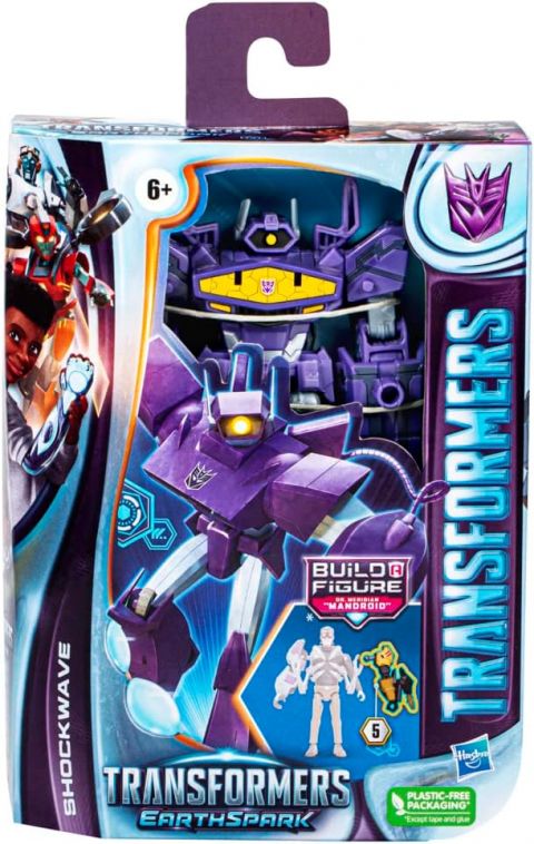 Transformers: Earthspark - Shockwave Deluxe Action Figure