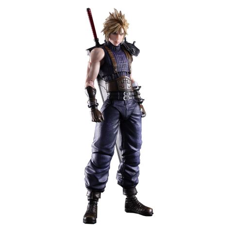 Final Fantasy VII Remake: Cloud Strife Play Arts Kai Action Figure (SDCC17 Limited Color Ver.)