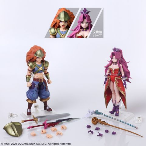 Trials of Mana: Duran and Angela Bring Arts Action Figures (Set of 2)