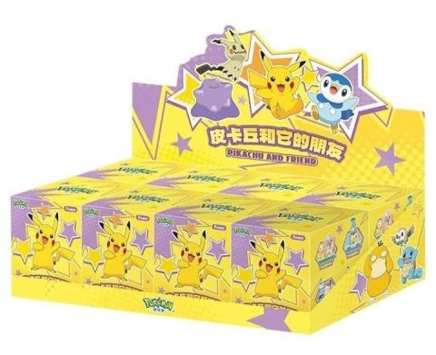 [DISPLAY] Pokemon: Pikachu and Friends Collection Figure Blind Box (Display of 8)