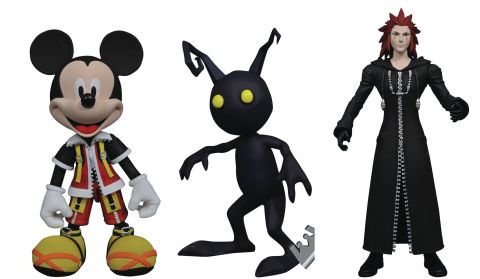 Kingdom Hearts: Series 2 Action Figures (Set of 3) (King Mickey, Axel, Shadow)