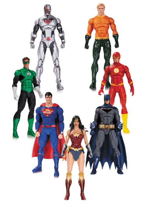 dc comics action figure set