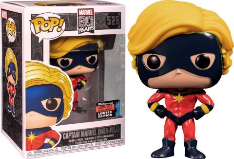 Marvel 80th Anniversary: Captain Marvel (First Appearance) Pop Figure (2019 Fall Convention Exclusive)