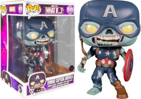 Marvel's What If?: Zombie Captain America 10'' Jumbo Pop Figure (Special Edition)