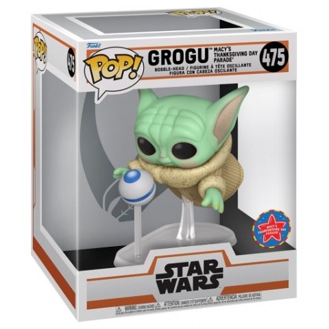 Star Wars: Mandalorian - Grogu (The Child) Float Deluxe Pop Figure (Funko Shop Exclusive) (Macy's Thanksgiving Day Parade) 