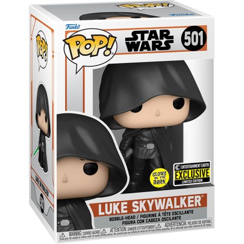 Star Wars: Mandalorian - The Jedi (Luke Skywalker) GITD Pop Figure (EE Exclusive)