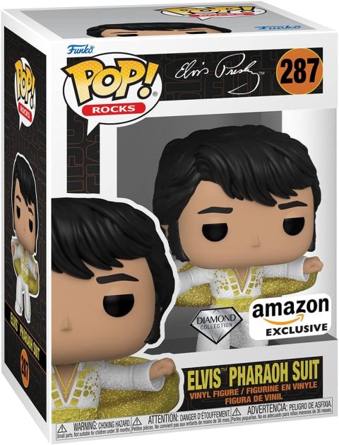 Pop Rocks: Elvis Presley (Pharaoh) (Diamond) Pop Figure (Amazon Exclusive)