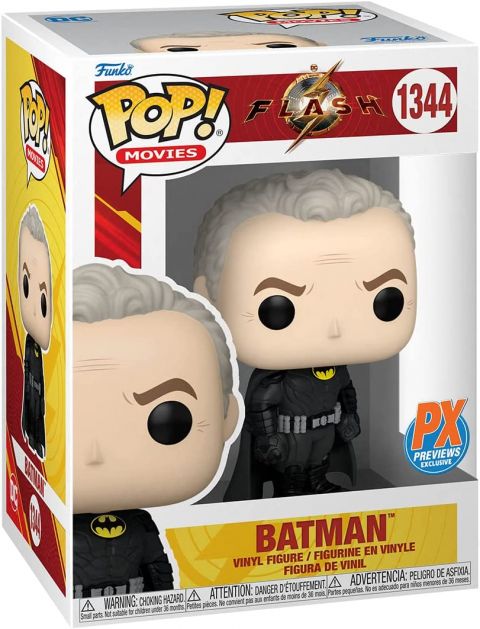 Flash 2023: Batman (Unmasked) Pop Figure (Michael Keaton) (PX Exclusive)