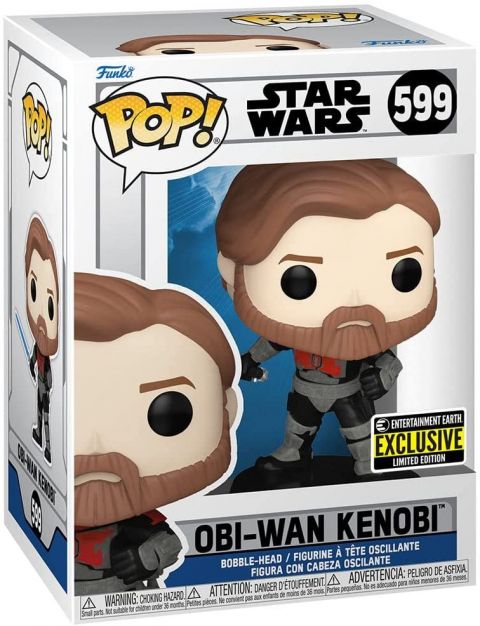 Star Wars: Clone Wars - Obi-Wan Kenobi (Mandalorian) Pop Figure (EE Exclusive)