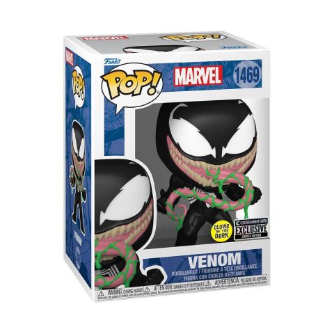 SpiderMan: Venom (GITD) Pop Figure (EE Exclusive)