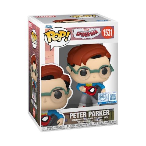 SpiderMan: Your Friendly Neighborhood Spider-Man - Peter Parker Pop Figure (EE Exclusive)