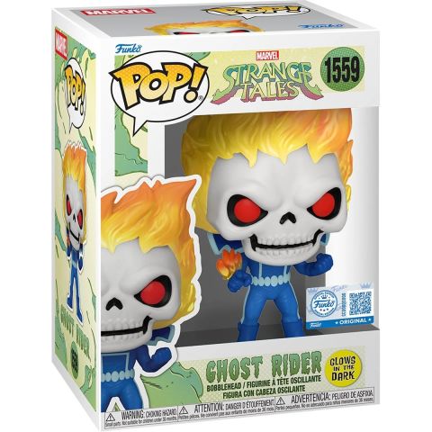 Marvel: Strange Tales - Ghost Rider (GITD) Pop Figure (Special Edition)