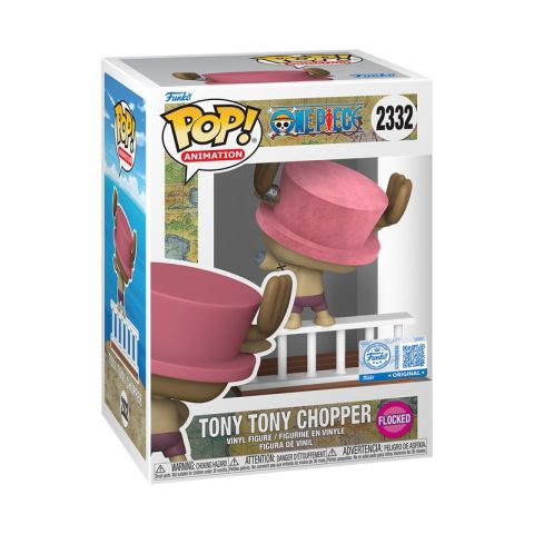One Piece: Going Merry - Tony Tony Chopper (Flocked) Pop Figure (EE Exclusive)