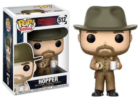Stranger Things S2: Hopper w/ Donut POP Vinyl Figure