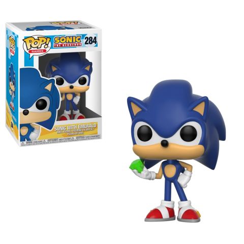 Sonic: Sonic w/ Chaos Emerald Pop Vinyl Figure