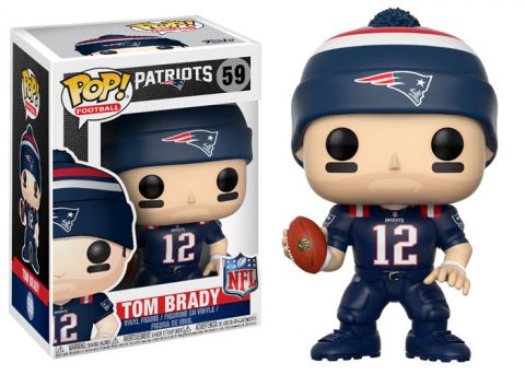 NFL Stars: Patriots - Tom Brady Pop Figure (Color Rush)