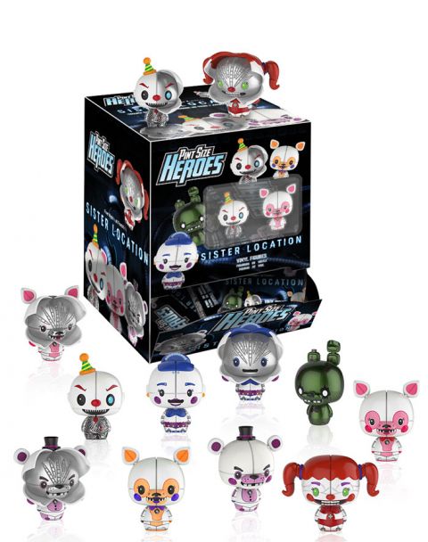 [Display] Five Nights at Freddy's: Sister Location Pint Size Heroes Mini Trading Figures (Display of 24)