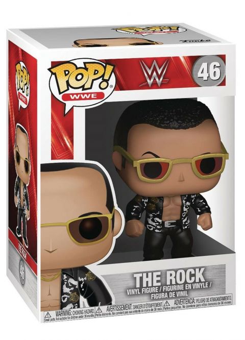 WWE: The Rock Old School POP Vinyl Figure (RUNNING CHANGE)