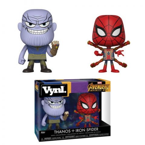 Avengers Infinity War: Thanos & Iron Spider Vynl Figure (2-Pack)