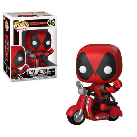 Deadpool: Deadpool & Scooter Pop! Rides Vinyl Figure