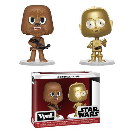 Star Wars: Chewbacca & C-3PO Vynl Figure (2-Pack)