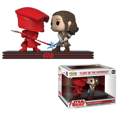 Star Wars: Rey & Praetorian Guard Movie Moment Pop Vinyl Figure (The Last Jedi)