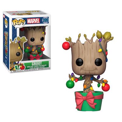 Marvel Holiday: Groot w/ Lights & Ornaments Pop Vinyl Figure