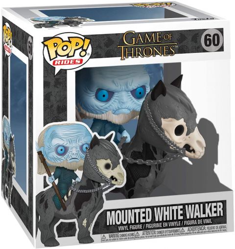 Game of Thrones: White Walker on Horse Pop Rides Vinyl Figure