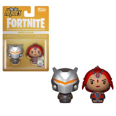 Fortnite: Omega & Valor Pint Size Hero Mini Figure (2-Pack)