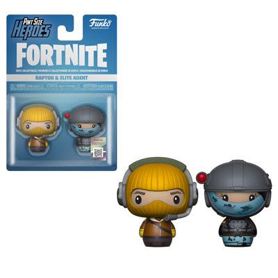 Fortnite: Raptor & Elite Agent Pint Size Hero Mini Figure (2-Pack)