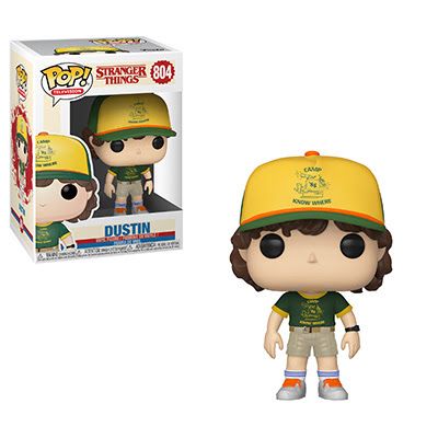 Stranger Things Dustin At Camp Pop Vinyl Figure Figures