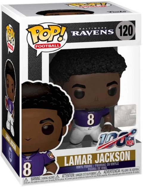 NFL Stars: Ravens - Lamar Jackson (Helmetless) Pop Figure