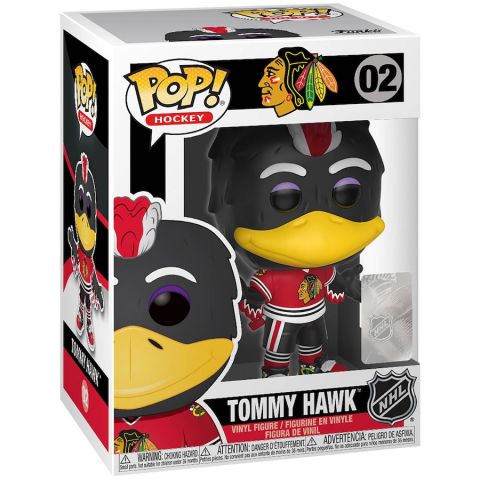 NHL Mascots: Tommy Hawk (Blackhawks) Pop Figure