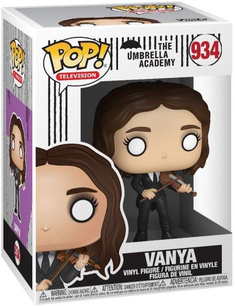 Umbrella Academy: Vanya Hargreeves Pop Figure (White Violin/Number Seven)