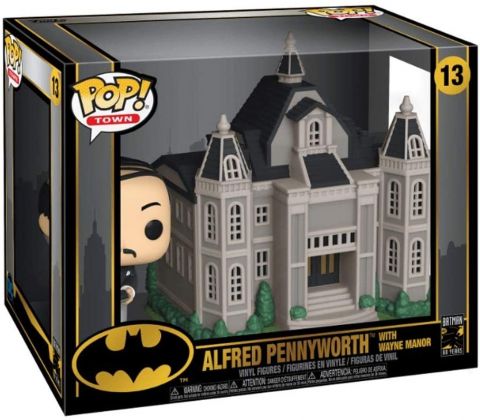 Batman: 80th Anniversary - Wayne Manor w/ Alfred Pop Town Figure