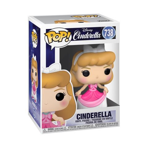 Disney: Cinderella in Pink Dress Pop Figure (Cinderella)