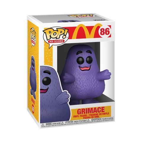 Ad Icons: McDonald's - Grimace Pop Figure