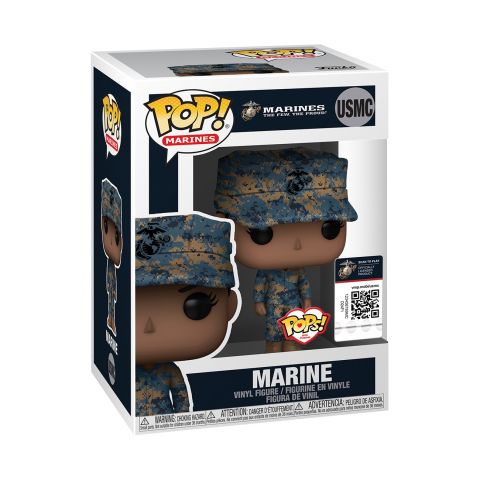 POP Military: Marine Female - Fatigue A Pop Figure
