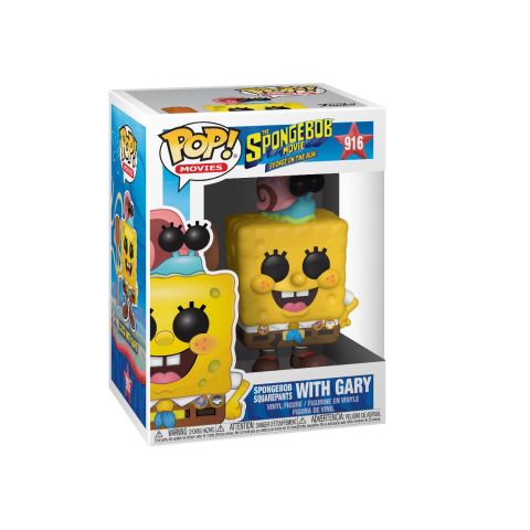 spongebob with gary pop
