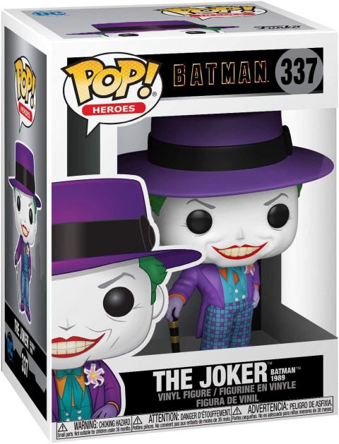 Batman: Joker (1989) w/ Hat Pop Figure (Jack Nicholson)