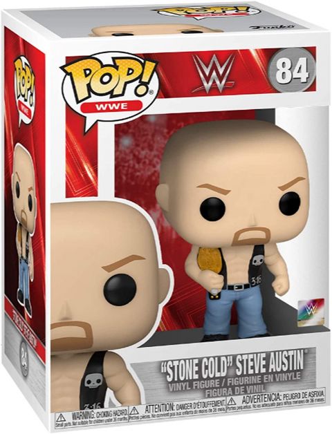 WWE: Stone Cold Steve Austin w/ Belt Pop Figure