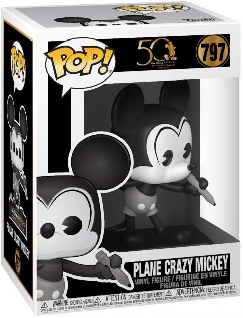 Disney: Archives - Mickey Mouse (B&W) Pop Figure