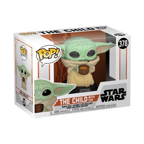 Star Wars: Mandalorian - Grogu (The Child) w/ Cup Pop Figure