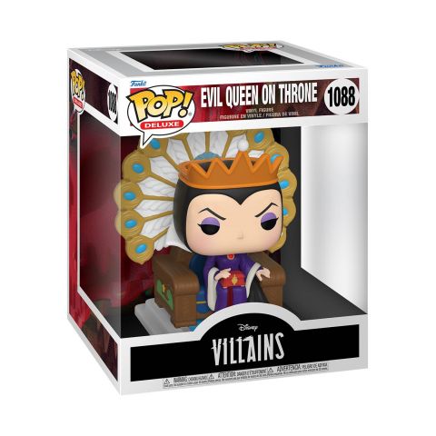 Disney Villains: Evil Queen on Throne Deluxe Pop Figure