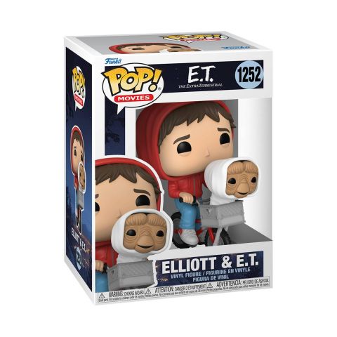 ET 40th Anniversary: Elliot w/ E.T. in Bike Basket Pop Figure