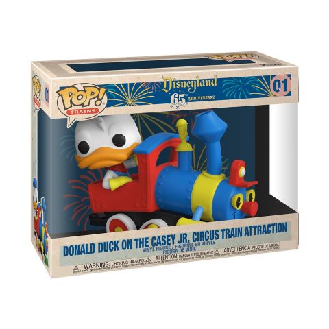 Disney: Casey Jr - Donald Duck w/ Engine Pop Train Figure