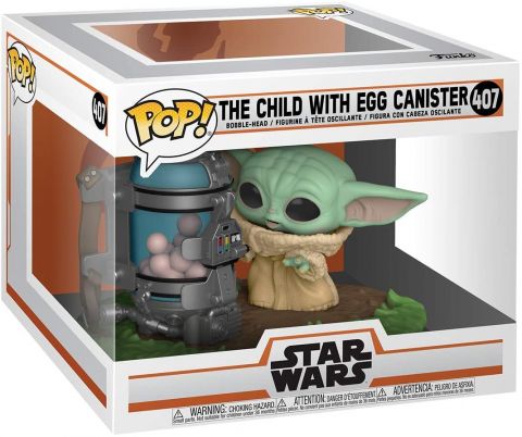 Star Wars: Mandalorian - Grogu (The Child) w/ Egg Canister Deluxe Pop Figure